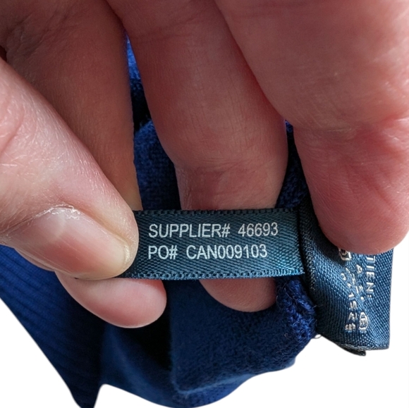 Ralph Lauren Sport Sweater Merino Wool Fine Knit Royal Blue Women's size Medium - Picture 10 of 12